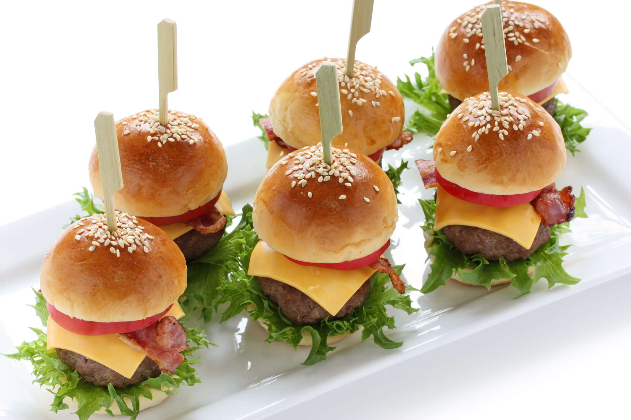 mini hamburger, mini burger, slider